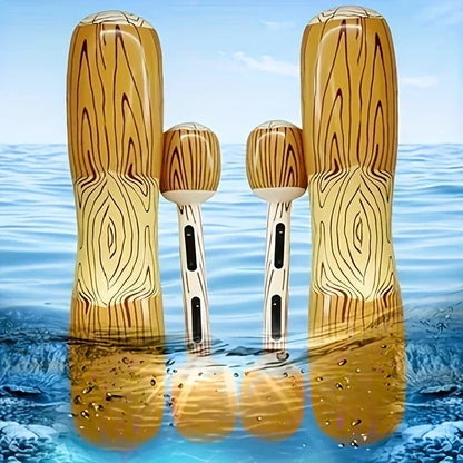 Set Ghiaccioli Gonfiabili Galleggianti Estivi, 2 o 4 Pezzi, Giochi Acqua per Piscina e Spiaggia
