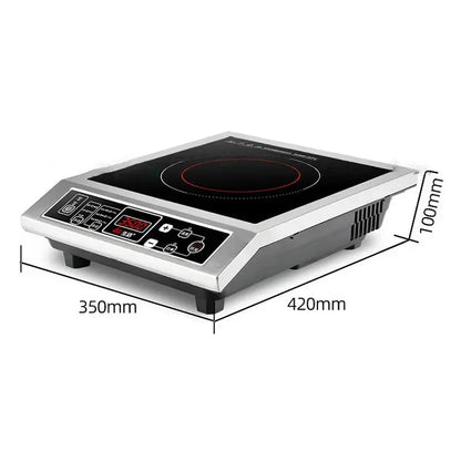 Fornello A Induzione Singolo 3500 W Con Controllo Pulsante E Piano In Cristallo Nero YS3505