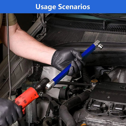 Chiave Di Prolunga Per Auto 15 Pollici Resistente Agli Urti Con 4 Adattatori Per Riparazioni