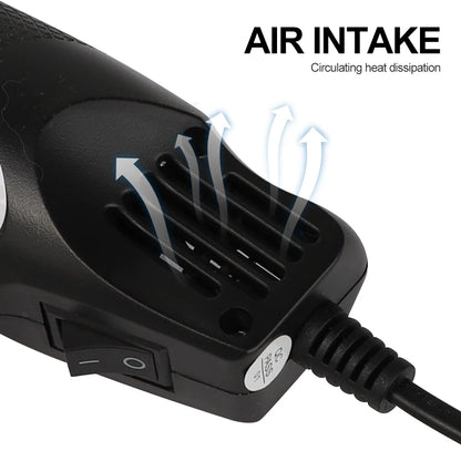 Pistola Ad Aria Calda 300W 220V Per Saldatura E Artigianato Mini Strumento Con Supporto E Funzione Termoretraibile