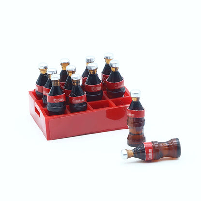 Set Da 13 Pezzi Mini Bottiglie Cola Per Casa Delle Bambole Accessori Cucina In Miniatura
