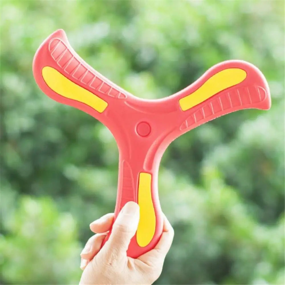 Boomerang Morbido Tre Foglie Disco Volante Esterno Interattivo Per Bambini Adulti