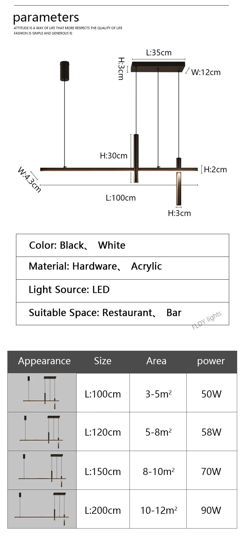 Lampada a Sospensione Nordico Led Per Ristorante e Cucina Con Lampadine Incluse Design Moderno