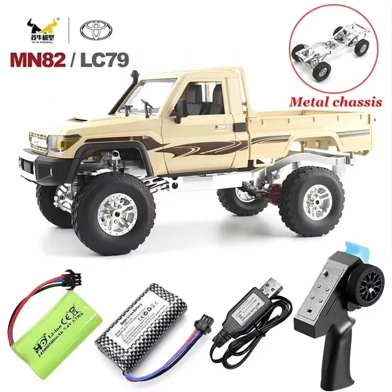 MN82S MN82 Toyota Rc 4x4 Rc CAR 2.4g 1/12 Full Scale Off-road telecomando RC Crawler CAR ragazzo telecomando auto giocattolo regalo