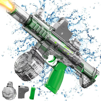 Pistola Ad Acqua Elettrica M416 Con LED Per Simulazione Fuoco Grande Capacità Giocattolo Estivo Per Bambini