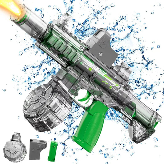 Pistola Ad Acqua Elettrica M416 Con LED Per Simulazione Fuoco Grande Capacità Giocattolo Estivo Per Bambini