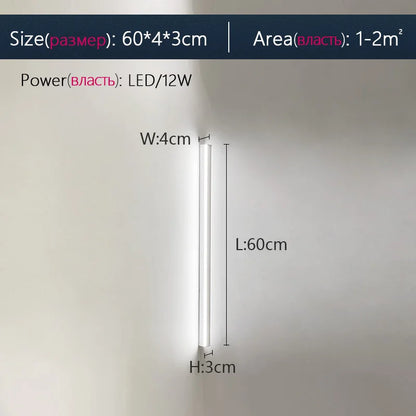 Lampada Da Parete Impermeabile Esterni Led Luce Giardino Recinzione Balcone Cancello Design Moderno