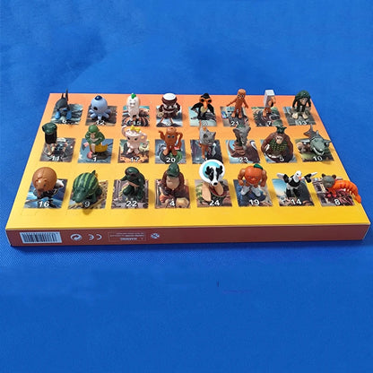24 Pz Italiano Brainrot Tung Tung Sahur Figure Bambola Tralalero Tralala Bombardino Crocodilo Shimpanzini Bananini Modello Giocattolo Regalo