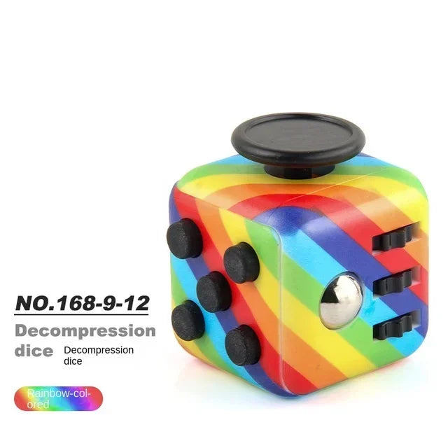 Dadi Di Decompressione Fidget Monocolore Per Sollievo Dallo Stress Rilascio Ansia Adulti E Bambini