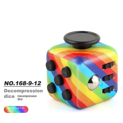 Dadi Di Decompressione Fidget Monocolore Per Sollievo Dallo Stress Rilascio Ansia Adulti E Bambini