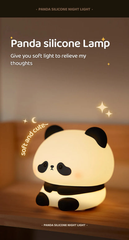 Luce Notturna Panda Led Con Touch Usb Ricaricabile Per Cameretta Decorazione Per Bambini