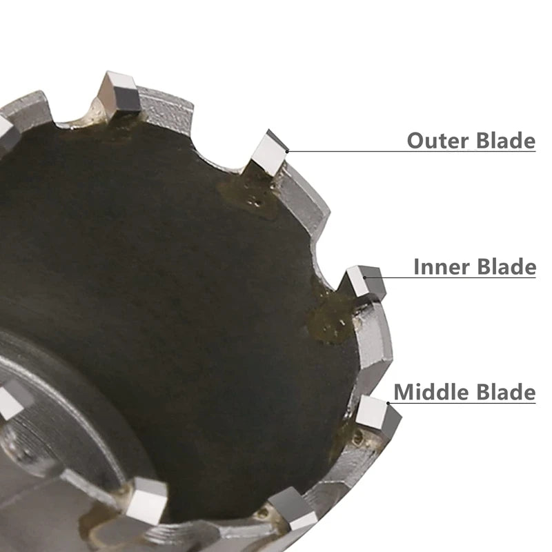 Punta Sega a Tazza in Carburo Cementato 12-300mm Forare Metalli Acciaio Inossidabile Ferro Pvc