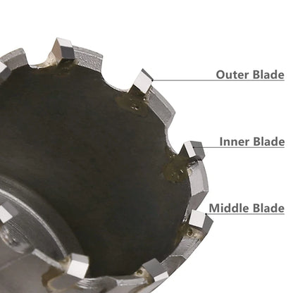 Punta Sega a Tazza in Carburo Cementato 12-300mm Forare Metalli Acciaio Inossidabile Ferro Pvc