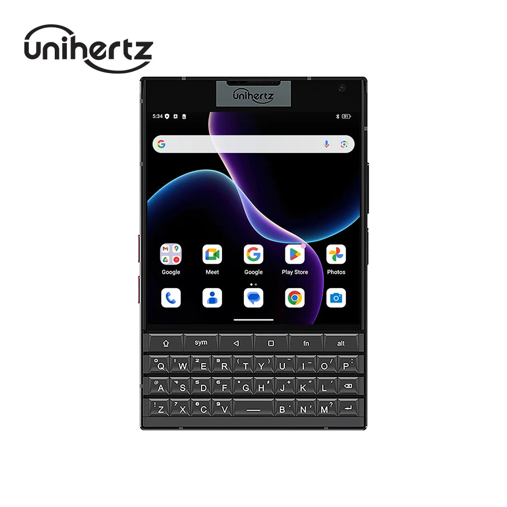 Smartphone Unihertz Titan 2 5G Android 15 con tastiera fisica Doppio schermo Memoria da 12 GB + 512 GB Doppia porta SIM Type-C