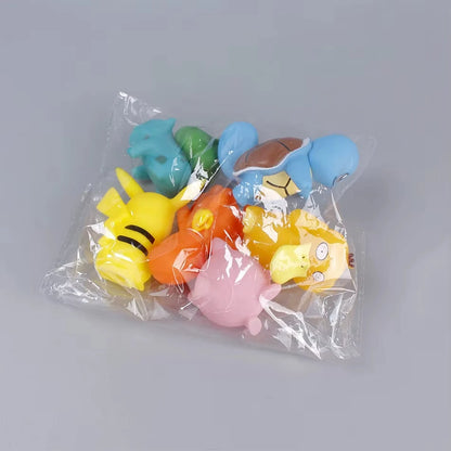 Hot Pokemon Anime Figure Pikachu Giocattoli Modello Charmander Psyduck Squirtle Jigglypuff Bulbasaur Kawaii Raccogliere Bambole Regalo Dei Bambini