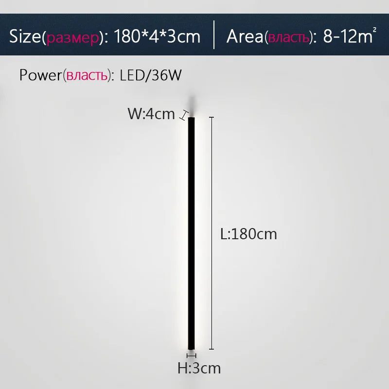 Lampada Da Parete Impermeabile Esterni Led Luce Giardino Recinzione Balcone Cancello Design Moderno