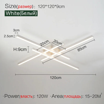 Plafoniera Moderna In Alluminio Spazzolato Per Soggiorno E Camera Da Letto Luce Diffusa Design Minimalista