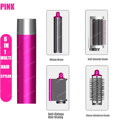 Nuovo Multil Hair Styler Asciugacapelli automatico per arricciare Asciugacapelli ad aria calda/fredda 1300W Piastra per capelli Curling Barrel Spazzola Asciugacapelli per salone