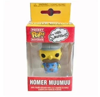 Funko Pop Pocket Portachiavi Homer Simpson Muumuu In Vinile Figurina Da Collezione