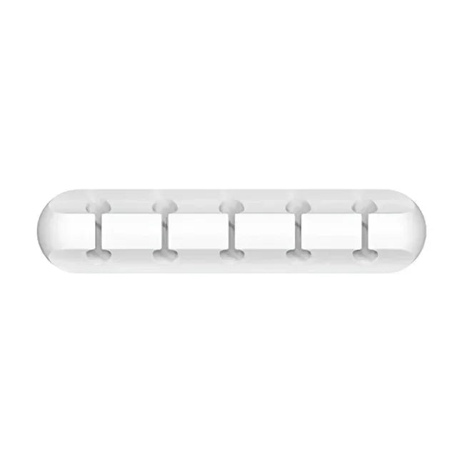 VIKEFON Cavo Cavo Organizzatore di cavi Avvolgicavo USB in silicone Clip di gestione Autoadesive per Mouse Tastiera Auricolare per iPhone