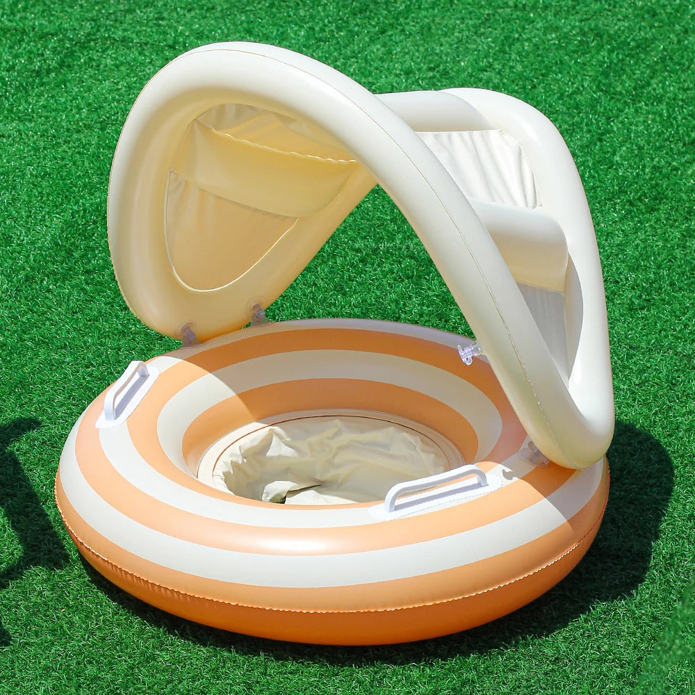 Pantaloni Parasole Rigati Retrò Con Manici E Anelli Galleggianti Per Spiaggia Ideale Per Estate