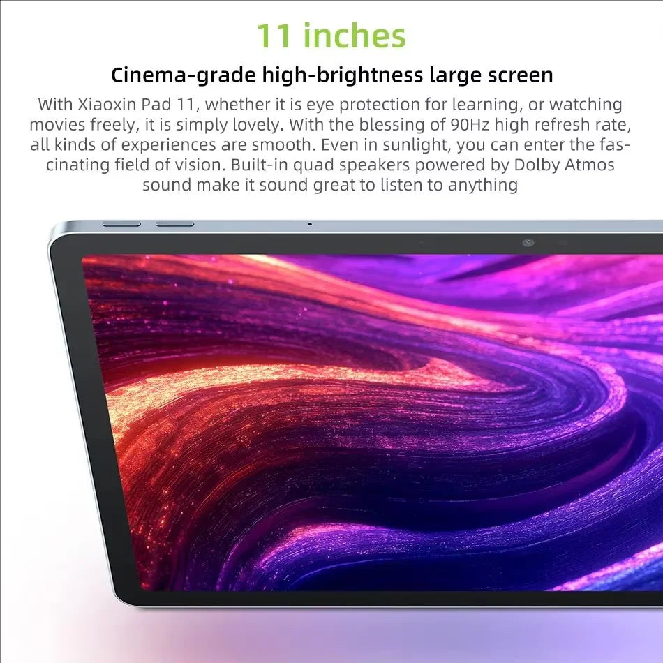 Lenovo Xiaoxin Pad 11 2025 Tablet 11 Pollici 2,5K Dimensity 6300, 128 O 256 GB, 7040 mAh, WiFi e Android Con Google Play
