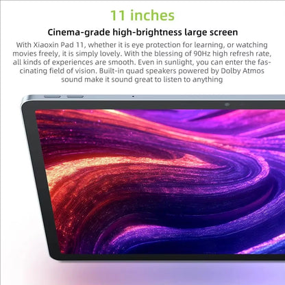 Lenovo Xiaoxin Pad 11 2025 Tablet 11 Pollici 2,5K Dimensity 6300, 128 O 256 GB, 7040 mAh, WiFi e Android Con Google Play