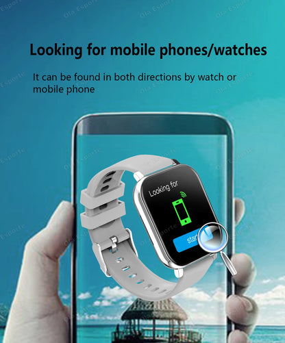 20226 Nuovo smartwatch da 1,83 pollici Notifiche di chiamata Monitoraggio del sonno Monitoraggio dell'attività Smart Watch compatibile con Android e iOS
