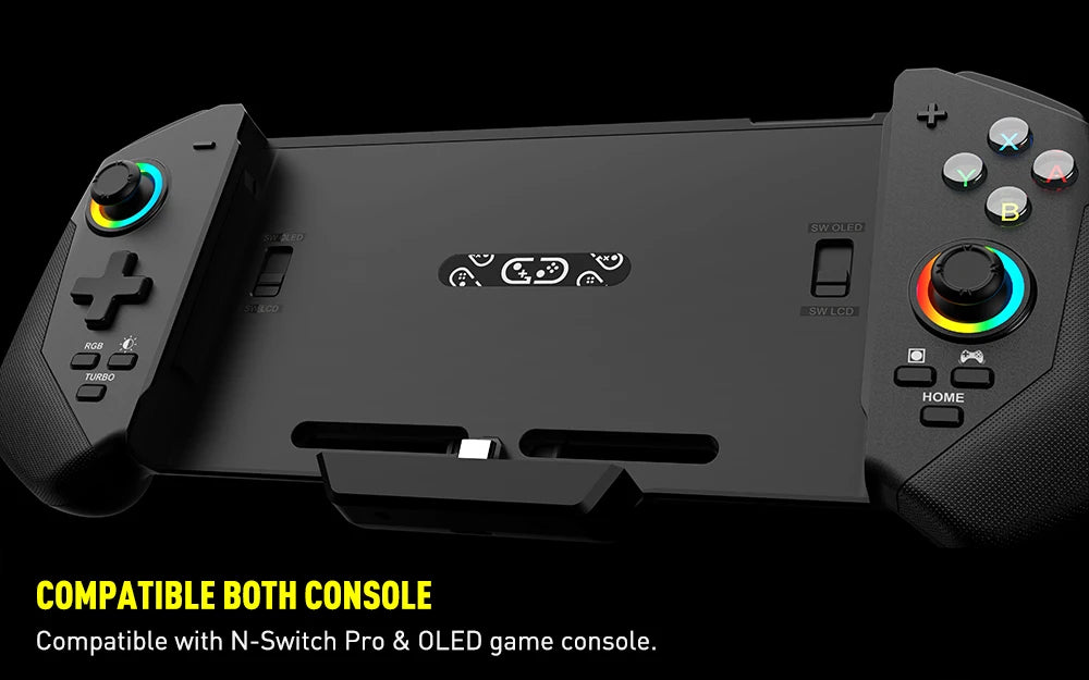 Controller di Gioco Cablato STORM WYRM per Switch Pro e OLED con Joystick a Effetto Hall, Collezione di Schede di Gioco e Pulsanti Meccanici 7047