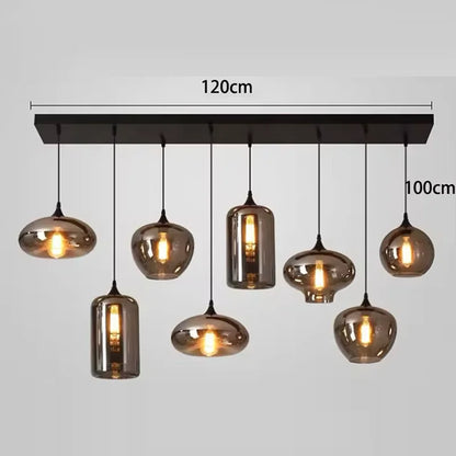 Lampada Sospensione Led Moderna In Acciaio Inossidabile Spazzolato per Soggiorno E Sala Da Pranzo