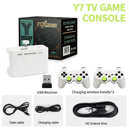 Nuova Console di Gioco Coopreme Y7 X7 128G 2026 con Sistema Linux, Video 4K, TV Box, Controller Wireless, Giochi Retro 10000+ e Supporto PSP
