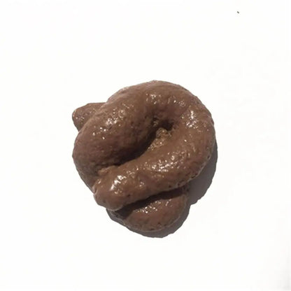 Giocattolo Realistico A Forma Di Cacca Per Adulti, Umoristico E Sicuro, Diametro 4 Cm Spessore 1,5 Cm