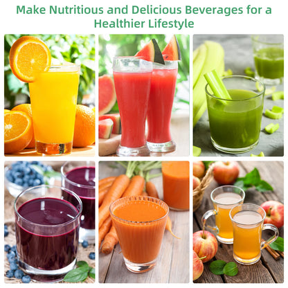 BioloMix Spremiagrumi A Freddo Estrattore Di Succo A Masticazione Lenta Da 200W Per Frutta Intera