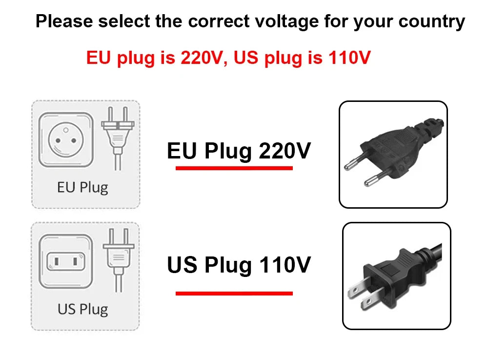 Pulitore a vapore da 1,2 litri Sterilizzazione ad alta temperatura Aria condizionata Cappa da cucina Pulitore a vapore per casa/auto 220 V/110 V Spina UE/USA