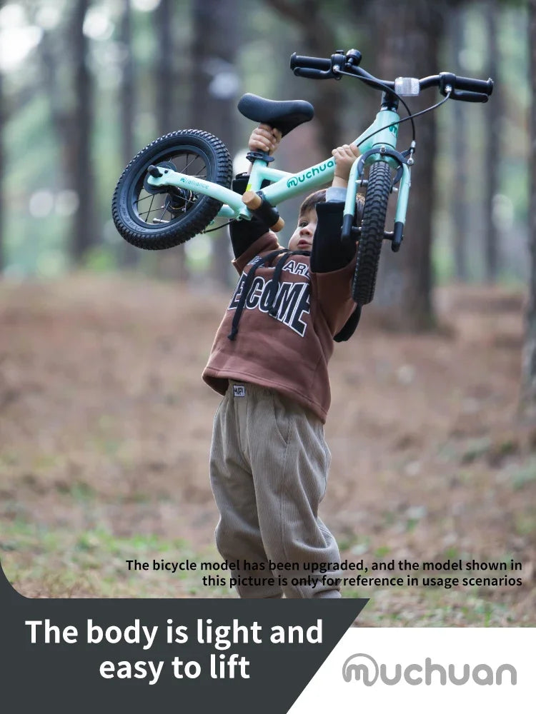 Bici Equilibrio Bambini 2 In 1 Età 2 6 Anni Telaio Alluminio Ruote Da 12 Pollici