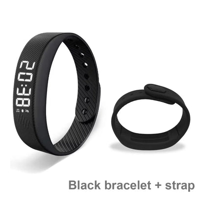 Braccialetto Fitness Intelligente Con Contapassi E Monitoraggio Attività, Led Impermeabile E Vibrazione Allarme