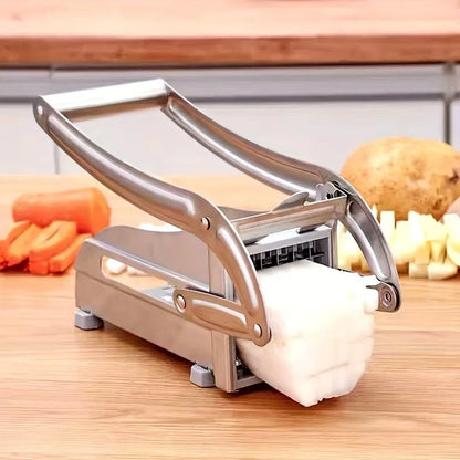 Set Utensili Da Cucina In Acciaio Inox Per Frutta Verdura Affettatrice Taglia Patatine E Tritatutto
