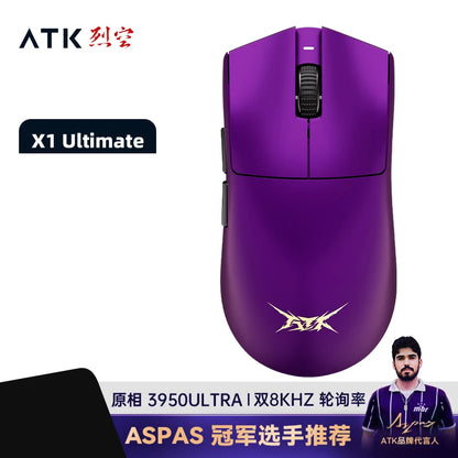 Mouse Wireless Da Gioco Atk Blazing Sky X1 3 Modalità Bassa Latenza Leggero Per Fps Esports