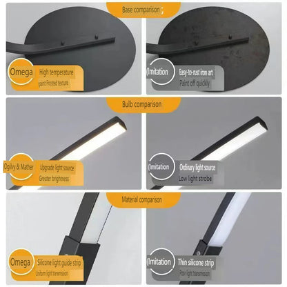 Lampada Da Terra Moderna A Arco Nordico Con LED Dimmabile E Telecomando Per Soggiorno E Camera Da Letto