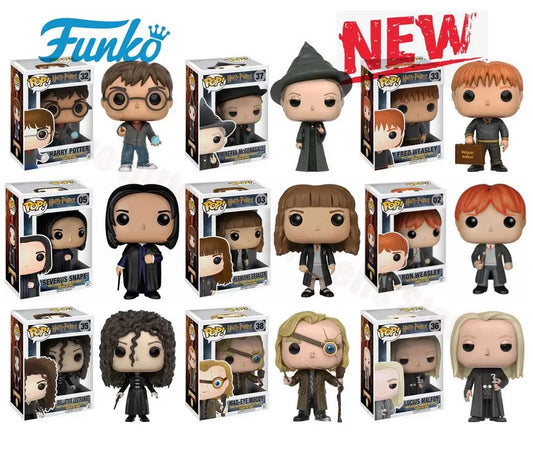 Funko Pop Collezione Figurine 10 Cm Harry Potter Serie Personaggi Sirius Dobby Snape Voldemort Hermione Ron Luna