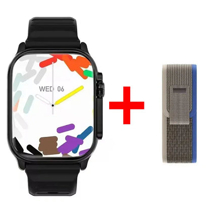 Nuovo Smartwatch 2026 Watch 10 Ultra 49mm con NFC, GPS, Chiamate Bluetooth, Musica BT, Giochi e Ricarica Wireless per Uomo e Donna