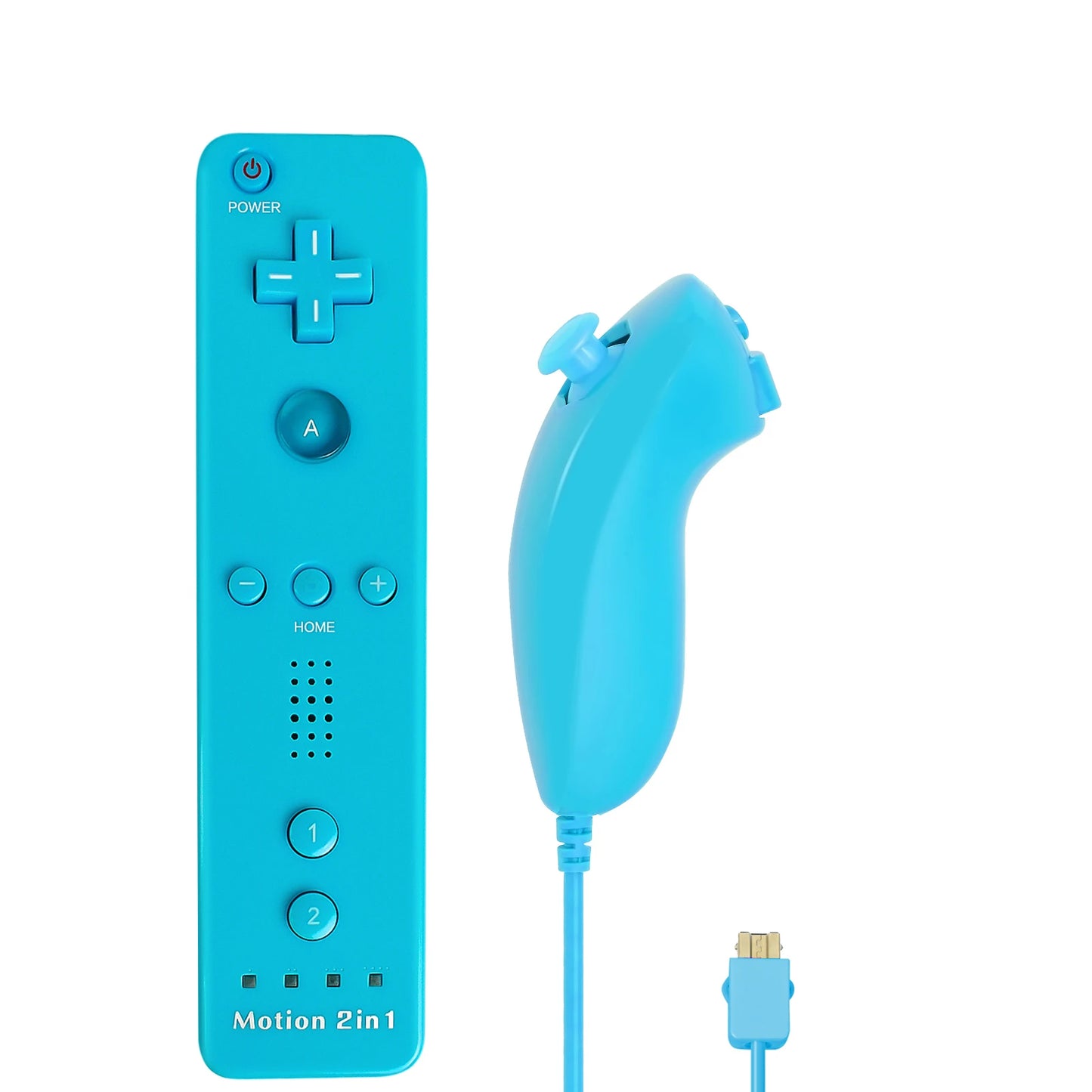 Set controller 2 in 1 per Nintendo Wii Joystick Motion Plus opzionale Gamepad remoto wireless con custodia in silicone Videogioco