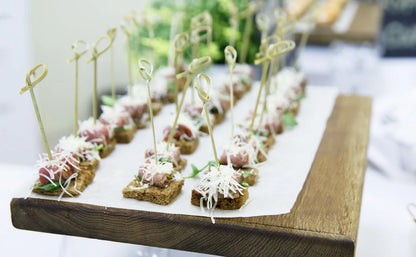 Stuzzicadenti Da Cocktail In Bambù Naturale Con Nodi Adatti A Frutta E Antipasti