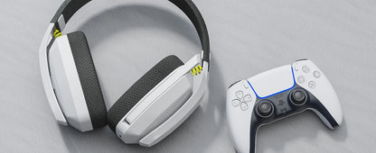 BINNUNE BW06 Cuffie da gioco wireless da 2,4 GHz con microfono per PS5 PS4 PC Mac Playstation Cuffie da gioco Bluetooth con microfono