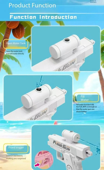 Pistola Ad Acqua Inversa Bifacciale Spruzzatore Tattico Estivo Per Bambini E Adulti