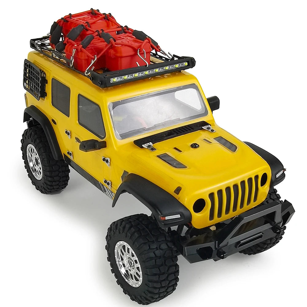 Decorazione Auto RC Mini Jack Stand Con Gancio Rimorchio E Rete Per Bagagli 1 18 E 1 24 Scale
