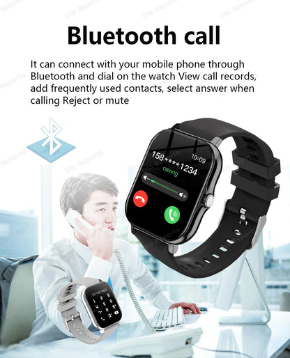 20226 Nuovo smartwatch da 1,83 pollici Notifiche di chiamata Monitoraggio del sonno Monitoraggio dell'attività Smart Watch compatibile con Android e iOS