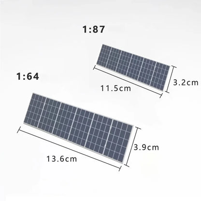 Set Educativo Pannello Solare Miniaturizzato Stampato In 3D Adesivi Personalizzabili Energia Verde