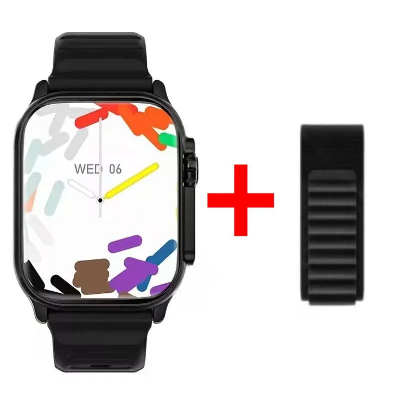 Nuovo Smartwatch 2026 Watch 10 Ultra 49mm con NFC, GPS, Chiamate Bluetooth, Musica BT, Giochi e Ricarica Wireless per Uomo e Donna
