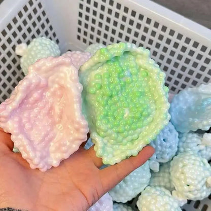 Squishy sottovuoto modellabili Palla di sabbia Palla antistress per uva Palla rumorosa antistress Desktop Spremitura Giocattolo lenitivo Regalo di compleanno